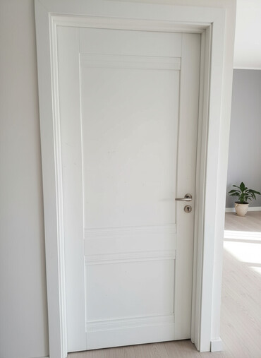 двери от ванной комнаты размер 200 на 60: Межкомнатная глухая дверь, МДФ, Панельный, Российская, цвет - Белый, 2 * x 40 см, Новый