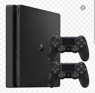 playstation 4 купить в баку: Playstation 4slim 1TB 2 orginal pult ile icindede oyunlar.Versiya 9.00