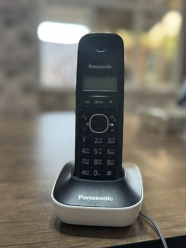 simsiz rabitə: Panasonic simsiz ev telefonu və baza qurğusu - Marka/model: Panasonic — 1