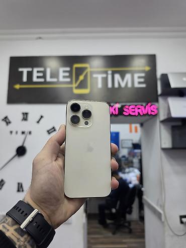 iphone 1x: IPhone 14 Pro, 128 GB, Qızılı, Zəmanət, Simsiz şarj, Face ID — 1