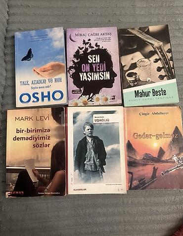 Kitab dəsti – müxtəlif janrlarda 17+ adda nəşr 2ci əl kitablar