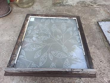 platneni ormar: Tri prozora bez okvira različitih dimenzija: 1: 65x52,5cm, 2: 67x62cm — 9