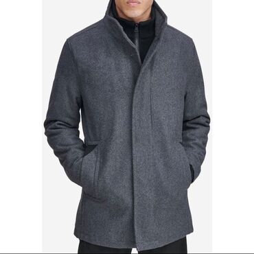 съемный меховой воротник на пальто: Andrew Marc. Coyle Wool Blend Bib Coat. Считается стандартной