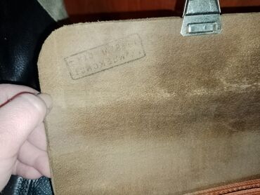 Портфели: Портфель‑органайзер советского образца (кожа/кожзам, коричневый) — 4