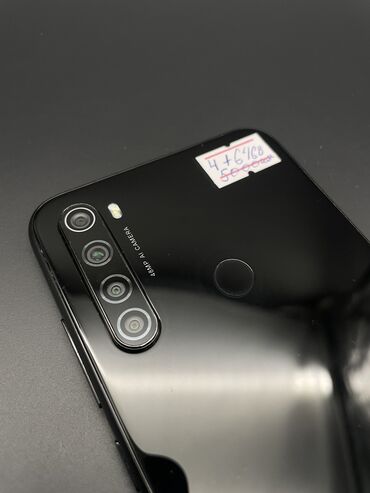 xiaomi телефон: Xiaomi, Redmi Note 8, Б/у, 64 ГБ, цвет - Черный, 2 SIM