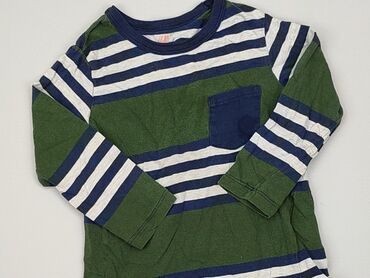 bluzka zielona w kwiaty: Bluzka, H&M, 3-4 lat, 98-104 cm, stan - Zadowalający