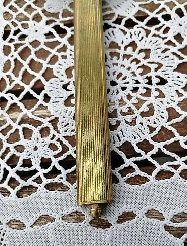 Stilska ogledala: Starinsko ručno ogledalo MESING elegantan retro detalj 30cm. Prelepo — 3