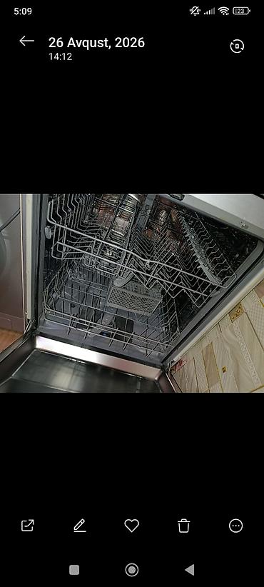 bosch elektrik mallari: Qabyuyan maşın Bosch, Tam qabaritli (60 sm.), Ayrıca dayanan, İşlənmiş — 3