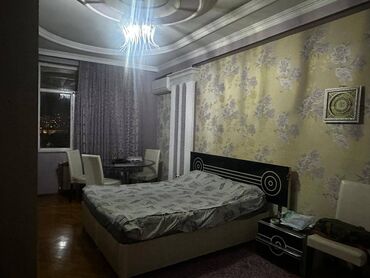 Uzunmüddətli kirayə mənzillər: 3 mkr dairəsində,14 mərtəbəli binanın 9-cu mərtəbəsində, 3 otaqlı — 2