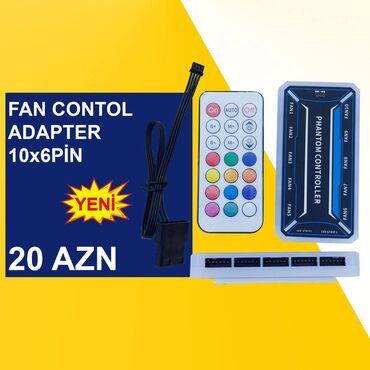 Процессоры: Fan Control Adapter 10x6Pin Fan ⭐Fan Control Adapter 10x6Pin Fan – 20