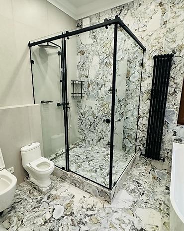 Душевые перегородки и ограждения: Изготовление душевых перегородок на заказ по вашим размерам! Наша — 7