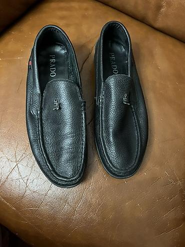 мокасины: Лоферы, 41, Prada, Б/у, цвет - Черный — 1