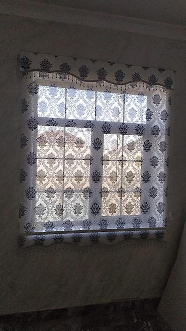 fircalar: Zebra tipli rulon pərdə - Material: sıx toxumalı parça və şəffaf — 2
