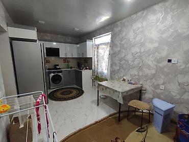 kürsülü ev layihələri: 3 otaqlı həyət evi – tam yaşayışlı - Plan: mətbəx-studio, yataq — 1