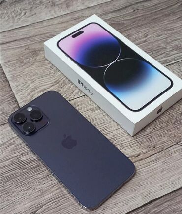 Apple iPhone: IPhone 14 Pro, Новый, Deep Purple, Коробка