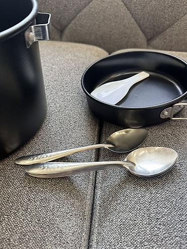 Наборы посуды для готовки: Полевой набор посуды для готовки WILD COOKING SET HM166-C3 Компактный — 17