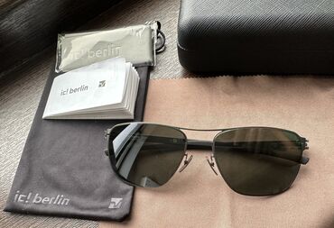 очки солнцезащитные мужские: Продаю мужские солнцезащитные новые очки ic berlin titan t109
