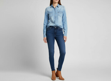 Koszule: Denim, Koszula damska, rozmiar S