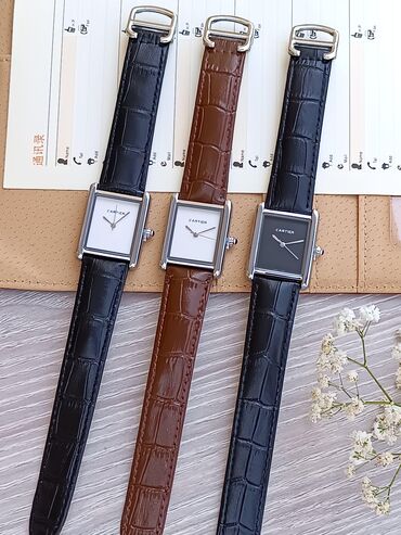 Qol saatları: Yeni, Qol saatı, Cartier, rəng - Qara — 8