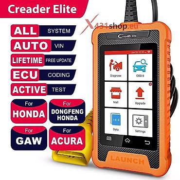 Alati za automobile: Novo - LAUNCH X431 Creader Elite OBD2 za Honda / Acura — 3