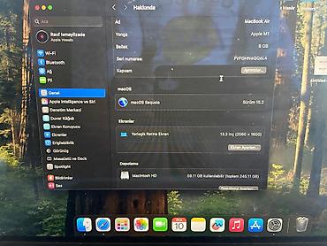 komputer noutbuk: İşlənmiş Apple MacBook, 13.3 ", Apple M1, 256 GB, Ünvandan götürmə — 5