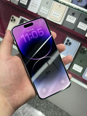 goggle pixel: IPhone 14 Pro Max, Б/у, 256 ГБ, Deep Purple, Защитное стекло, Чехол, Кабель, В рассрочку, 86 % — 2