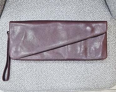 Qadın dəri clutch/çanta – tünd qəhvəyi - Material: yumşaq dəri lalafo.az -da Qadın dəri clutch/çanta – tünd qəhvəyi - Material: yumşaq dəri