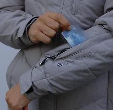 Zimske jakne: Muška zimska jakna – siva - Topla, punjena jakna sa proštepom u — 14