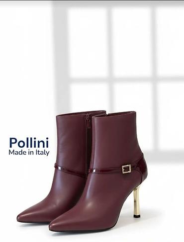 Ботинки и ботильоны: Ботинки, 37.5, Pollini, Новый, Самовывоз — 1
