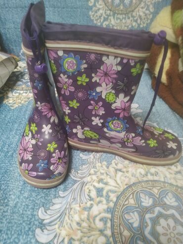 резиновая обувь: Сапоги, 35, цвет - Фиолетовый