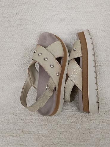 crocs serbia: IMAC italijanske kozne sandale broj 39, model sa dva prekrstena sira — 10