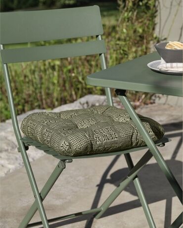 Jastuci: Jastuk za stolice, Memorijska pena, 40x40, bоја - Šareno — 5