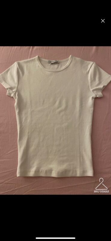dsquared2 majice: Bershka, XS (EU 34), Cotton, color - White