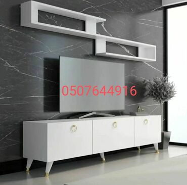 Sifarişlə TV stendlər: Siyirməsiz, Polkalı, Mat laminat, Azərbaycan, Zəmanətli, Kredit yoxdur — 8