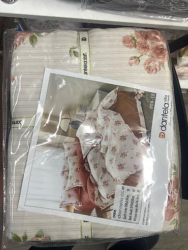 bed sheets: Постельный комплект Dantela Vita, серия D008 (4 предмета) - Состав — 5