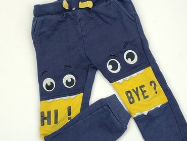 spodnie ocieplane dla dzieci: Sweatpants, 4-5 years, 110, condition - Fair