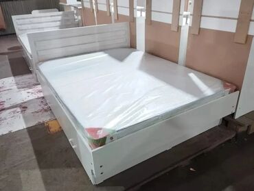 Двуспальные кровати: Двуспальная кровать, Новый, С матрасом, длина - 200 см — 7