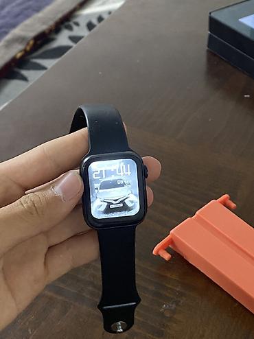 Акылдуу сааттар: Смарт‑часы «люкс копия» Apple Watch. - Черный корпус с сенсорным — 3
