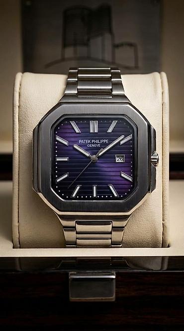 saat romanson: Patek Philippe kişi qol saatı – Geneva - Korpus: paslanmayan polad — 1