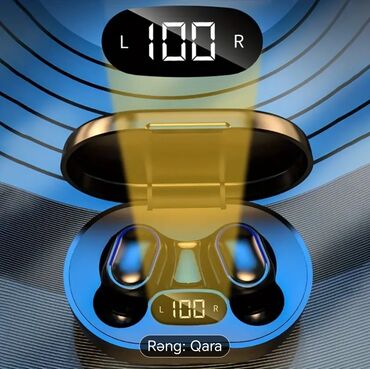 Qulaqcıqlar: Yeni Simsiz (Bluetooth) Qulaqcıqlar, rəng - Qara — 2