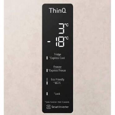 кара балта холодильник: Муздаткыч LG, Жаңы, Эки камералуу, No frost, 60 * 60, Бөлүп төлөө менен