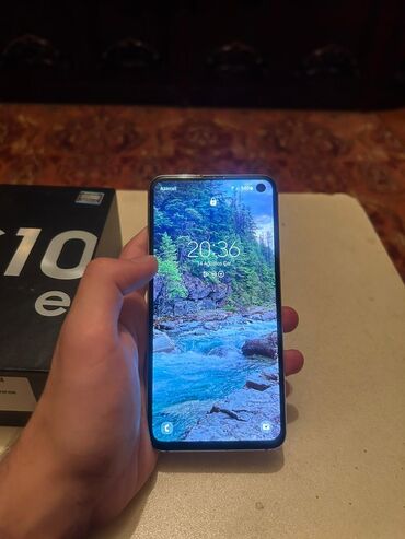 a51 samsung qiymeti: Samsung Galaxy S10e, 128 ГБ, цвет - Белый, Сенсорный