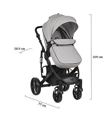 Kolica za bebe: Kikka Boo Beloved 3u1 kolica – light grey SKU/Šifra: KKB10121A-180 — 11