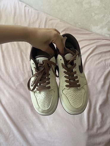 кеды найк: Мужские кроссовки, 36, 36.5, Nike, Б/у, цвет - Бежевый — 4