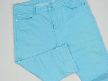 Women's Clothing: Blackspade, Material trousers for women, size 5XL (EU 50)