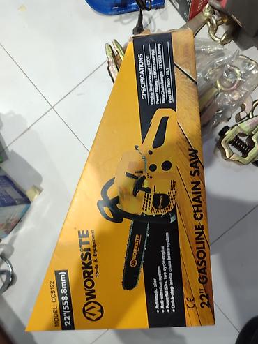 бензопила мотор сич: Worksite GCS122 benzinli mişar (zəncirli mişar) - Tip: 22" (558.8 mm) — 2