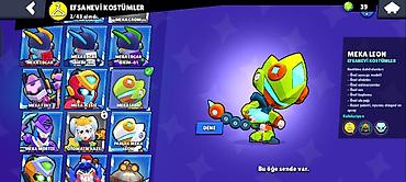 Video oyunlar üçün aksesuarlar: Brawl Stars oyun hesabı - Kupa yolu: 30,356 - Lig: I - Savaşçılar — 2