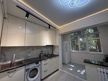 квартиры в оше на час: 2 комнаты, 54 м², 106 серия, 1 этаж, Дизайнерский ремонт