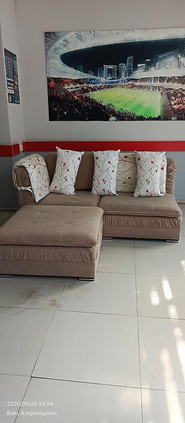 Künc divan, İşlənmiş, Vеlur parça, Çatdırılma yoxdur