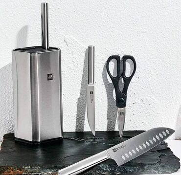 Ножи: Набор ножей Xiaomi HuoHou HU0095 4шт с подставкой Набор ножей с — 2